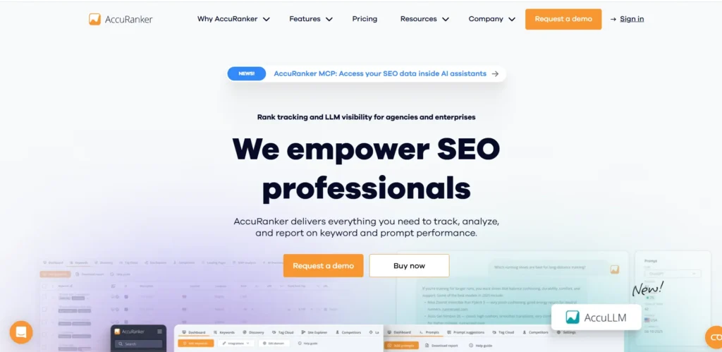 Rank Tracking Software- AccuRanker