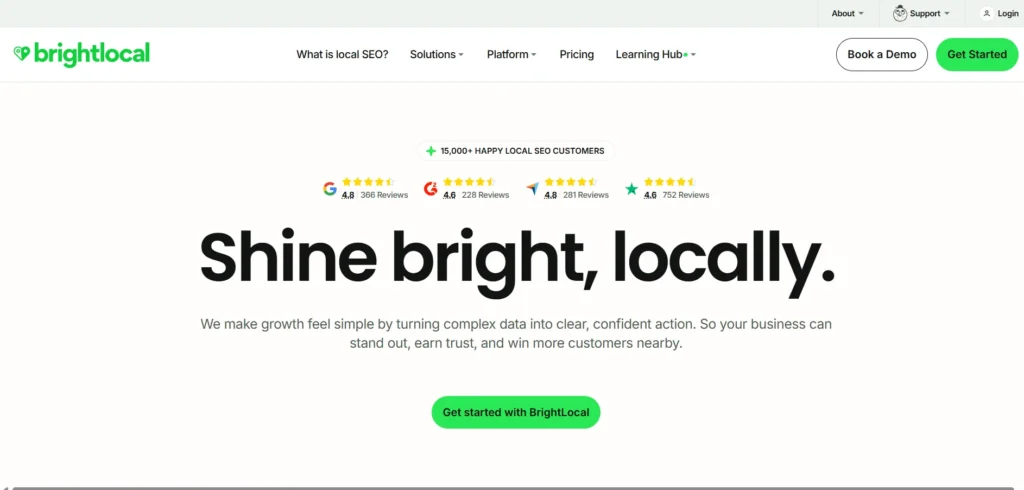 Rank Tracking Software- BrightLocal