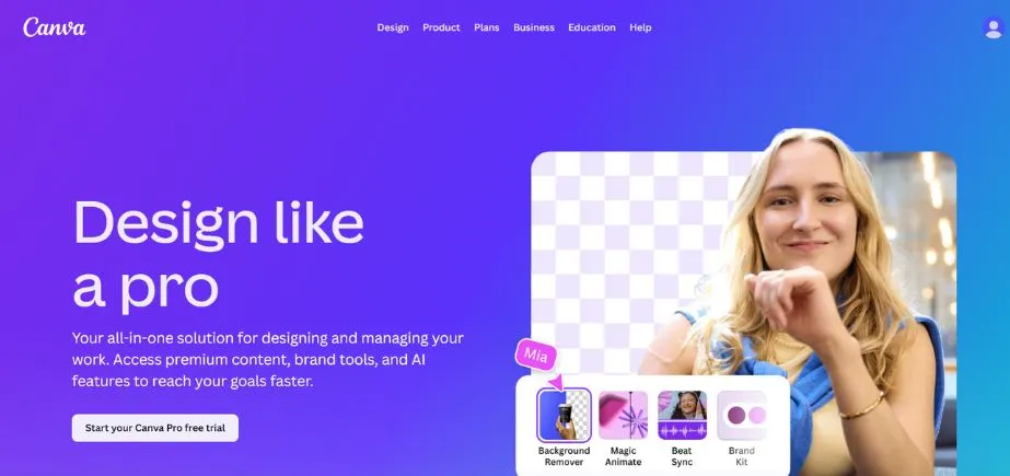 Canva Pro - Adobe Creative Cloud Alternatives