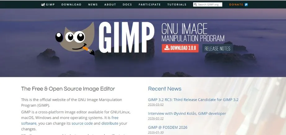 GIMP - Adobe Creative Cloud Alternatives