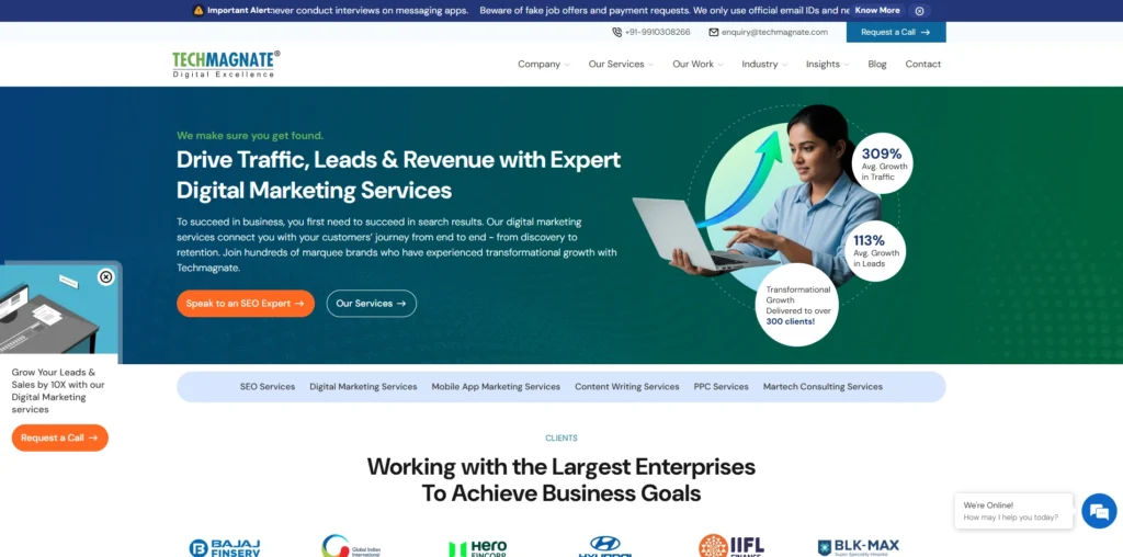 lead generation companies in India-Techmagnate