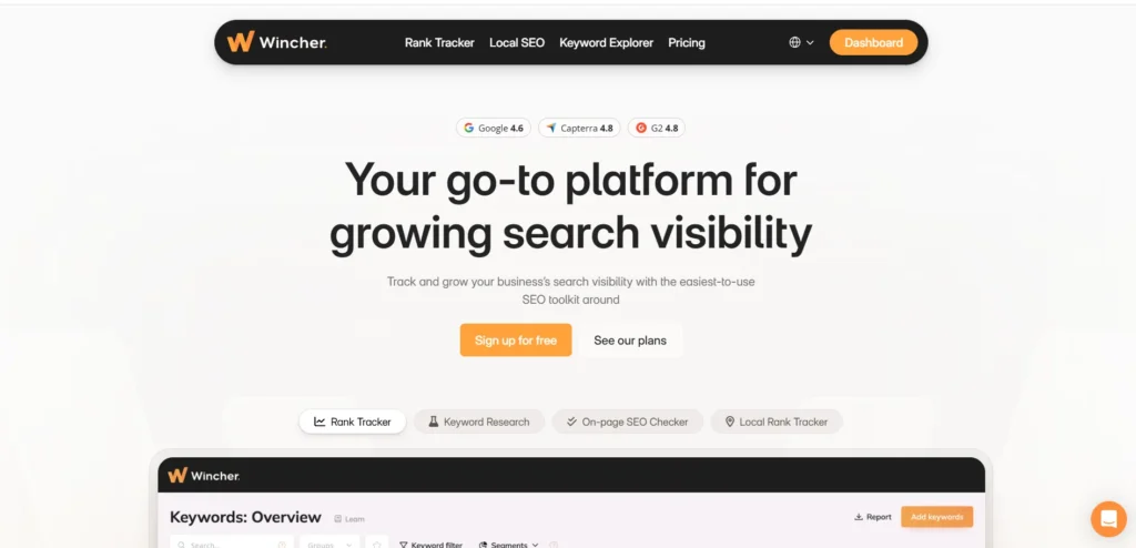Rank Tracking Software- W‌in‍cher