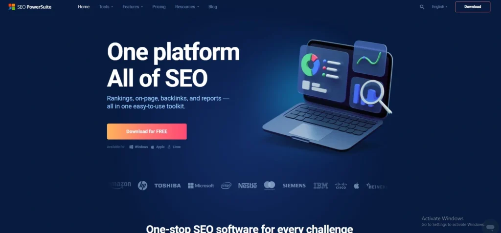 rank tracking tools -SEO PowerSuite