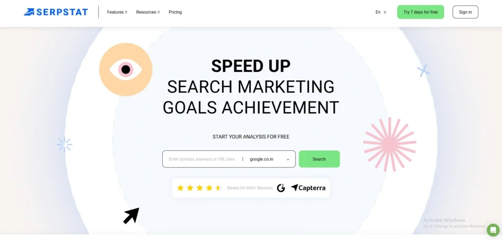 rank tracking tools -Serpstat