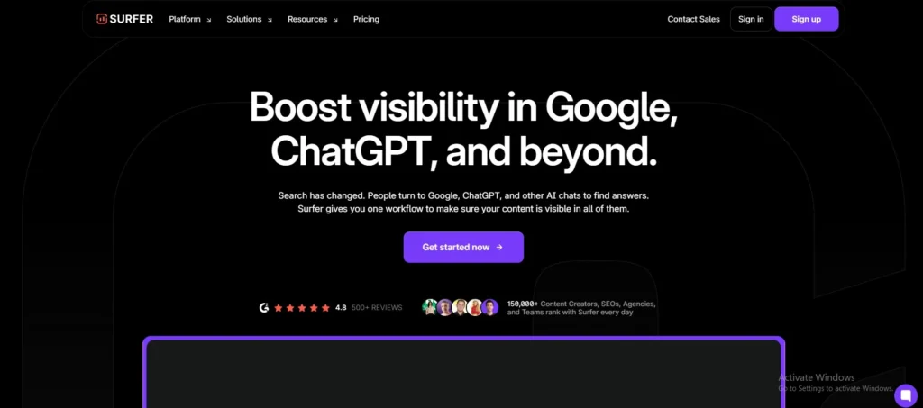 rank tracking tools -Surfer