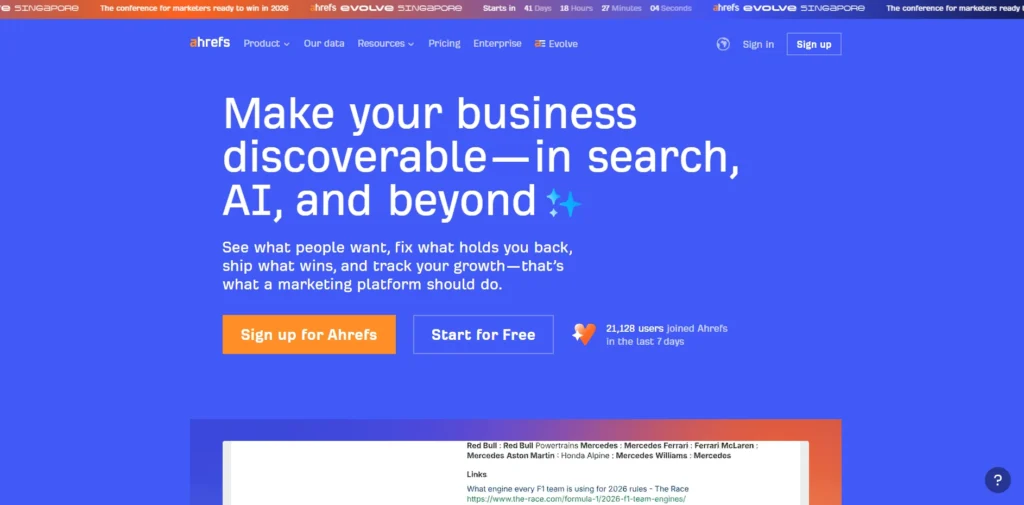 On Page SEO Tools- Ahrefs