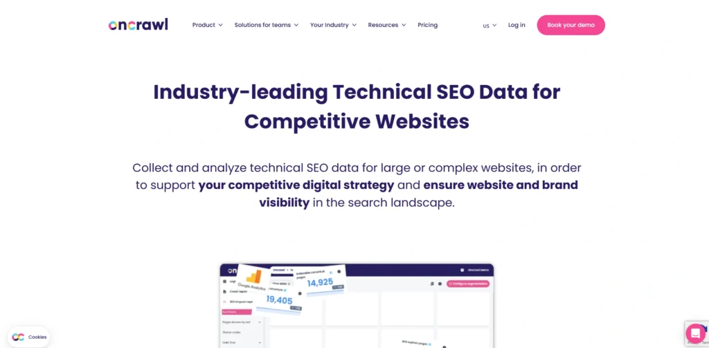 On Page SEO Tools-OnCrawl