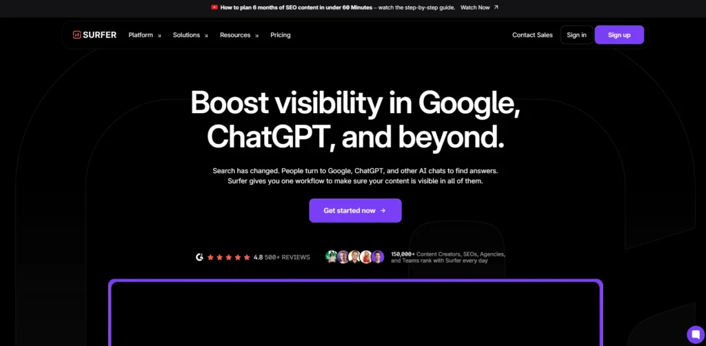 On Page SEO Tools-Surfer SEO